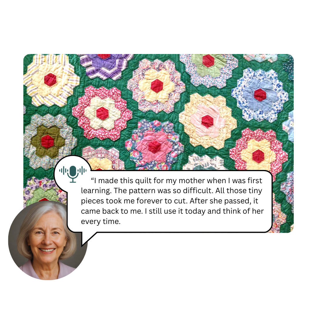 Record your story in your own voice